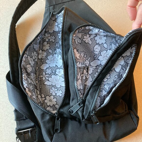 Vera Bradley Sling Backpack Bag NWOT Black main image 9
